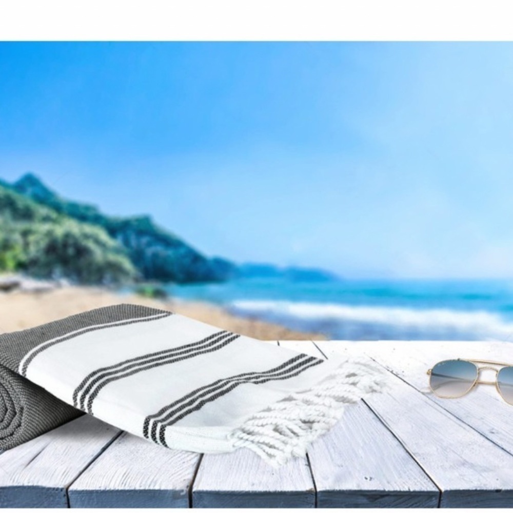 🌊GLAMBURG Turkish Oversized Beach Towel